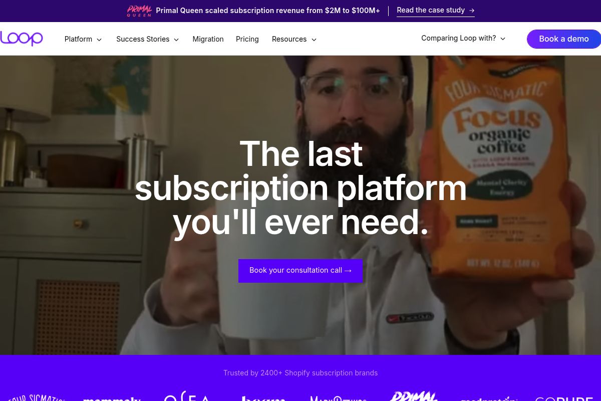 5. Loop Subscriptions — Best for Retention-Focused DTC Pet Brands