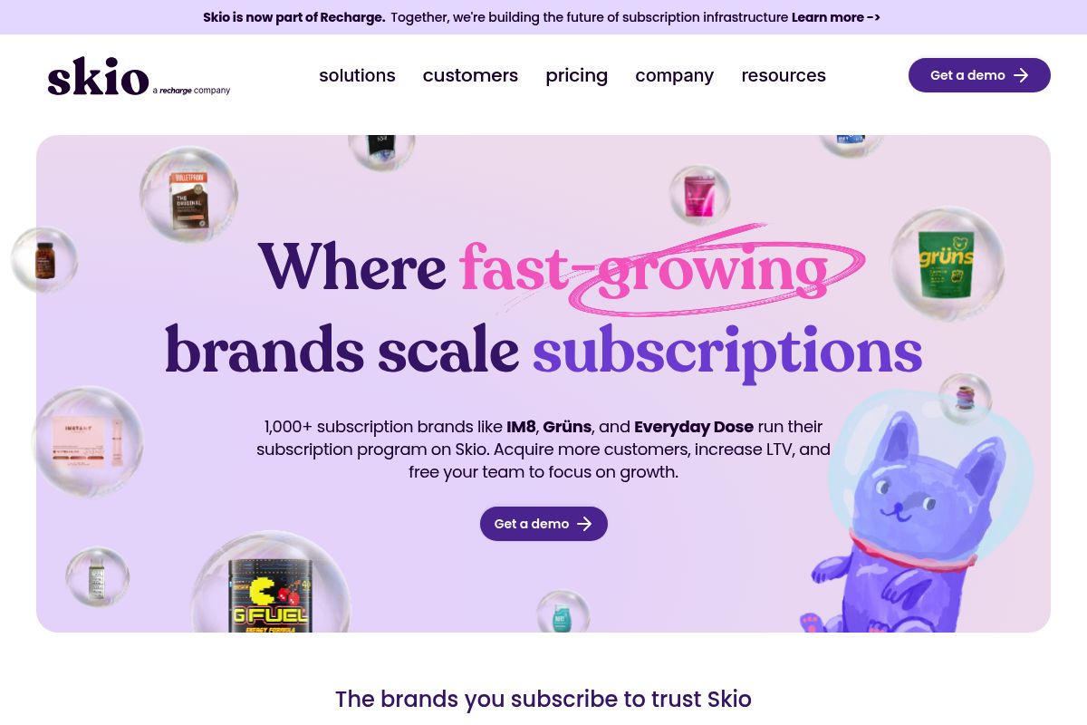 7. Skio — Best for Premium DTC Coffee Brands Prioritizing Subscriber Experience