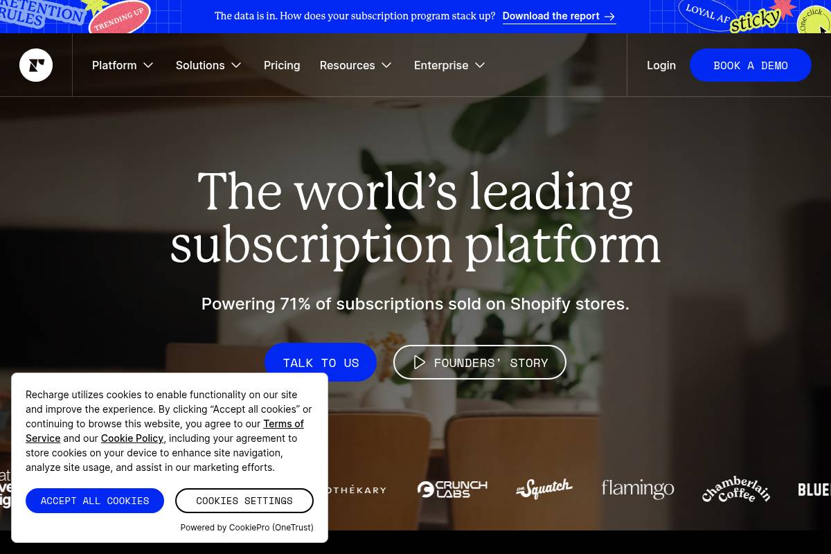 2. Recharge — Best for Enterprise Shopify Subscription Operations