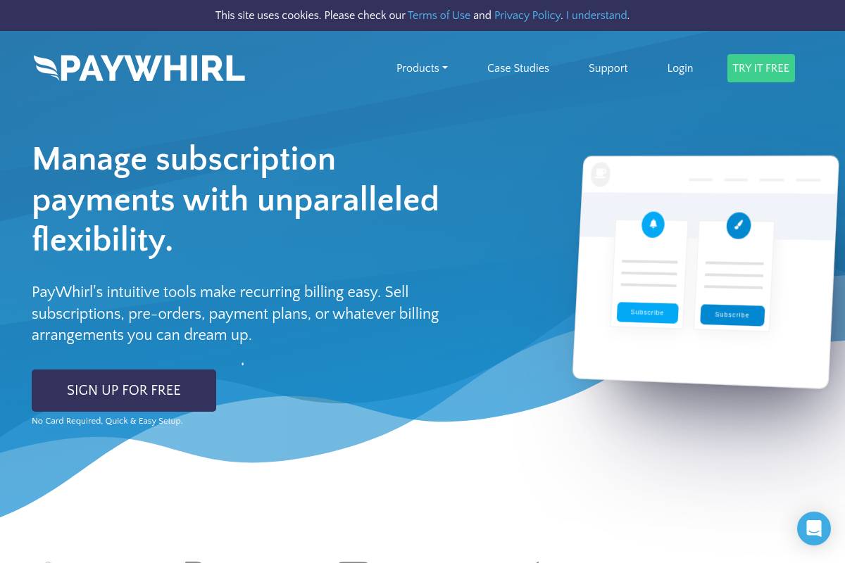 8. PayWhirl — Best for Stores Testing Subscriptions Without Upfront Commitment