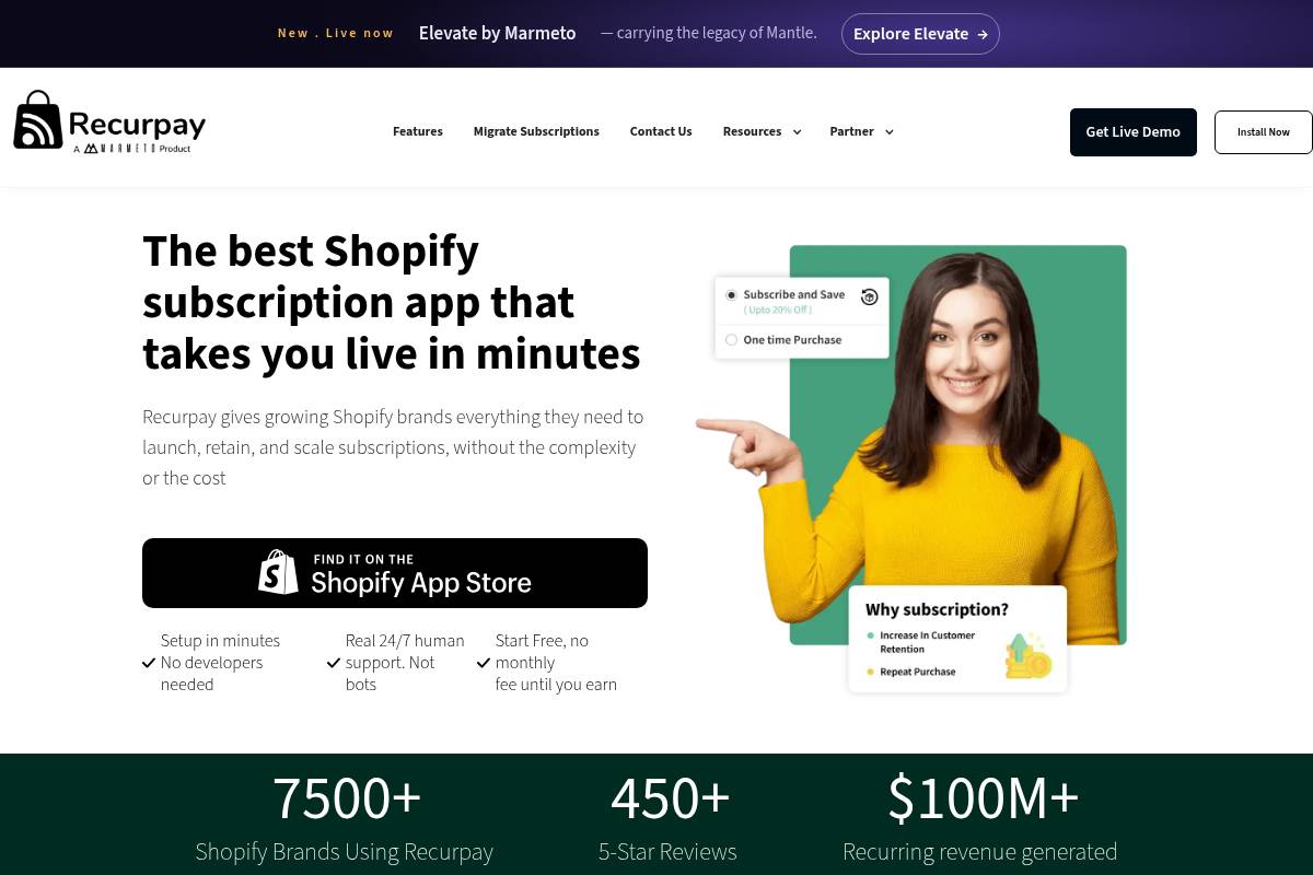 1. Recurpay — Best for Growing DTC Brands That Need an Accessible, Scalable Solution