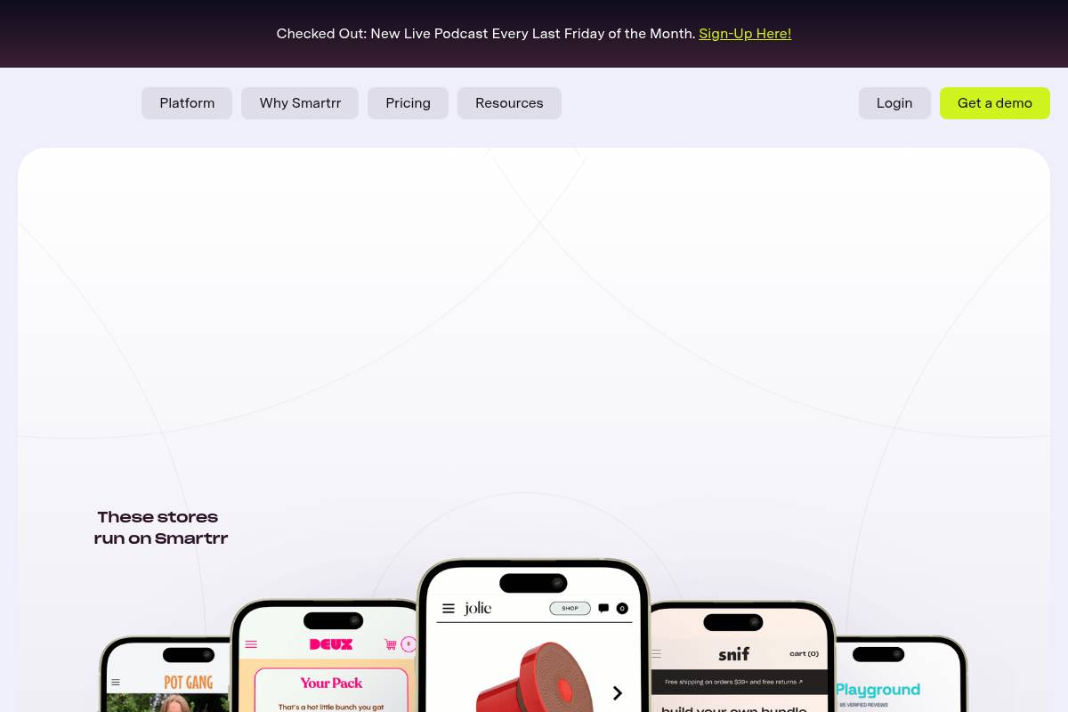 7. Smartrr — Best for Mid-Market Brands Wanting Loyalty Built Into Subscriptions