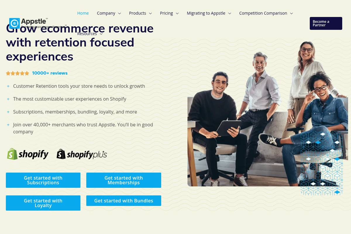 2. Appstle Subscriptions — Best for Feature Depth at the Lowest Price Point