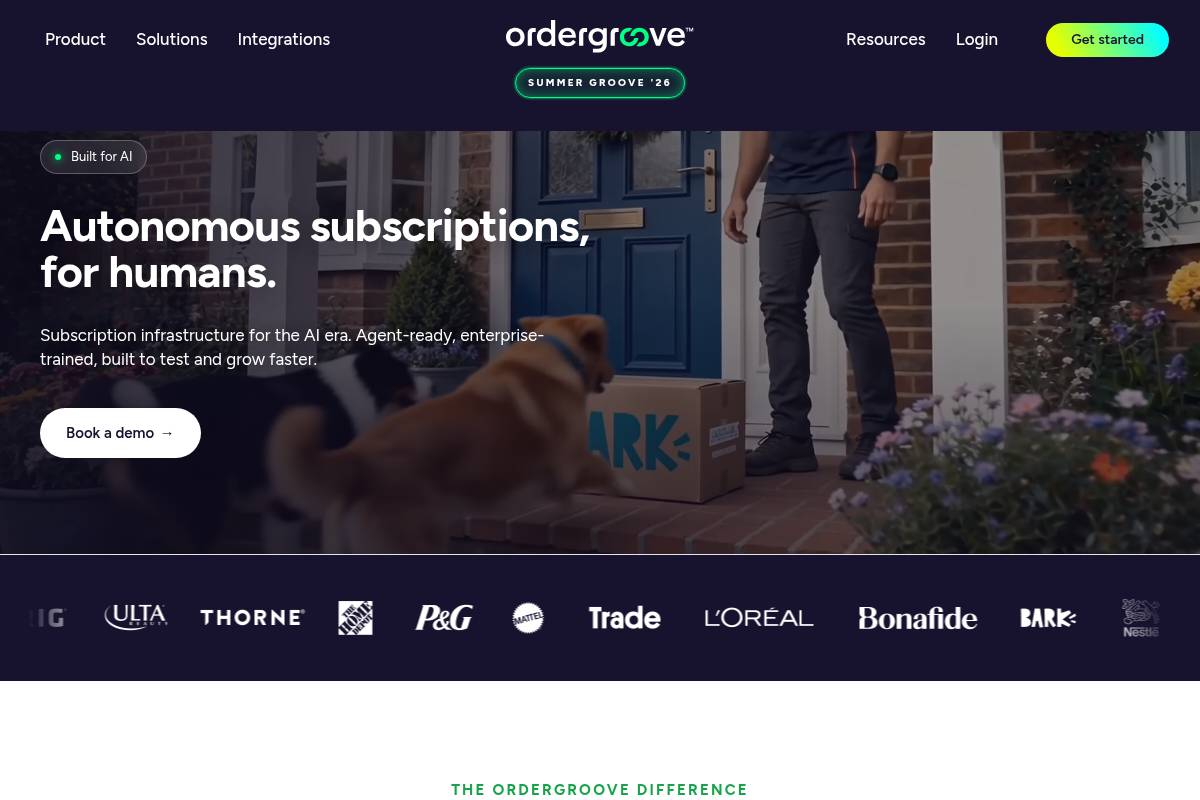 2. Ordergroove — Best for Enterprise Shopify Plus Brands