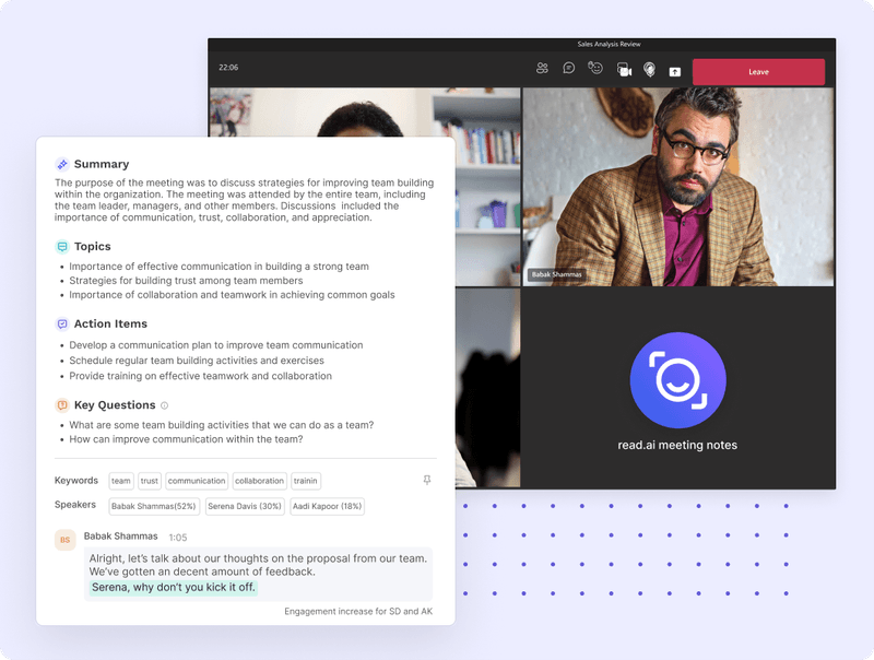 Reading Assistant Manager IA de productividad para Microsoft Teams, Apps y Outlook | Read