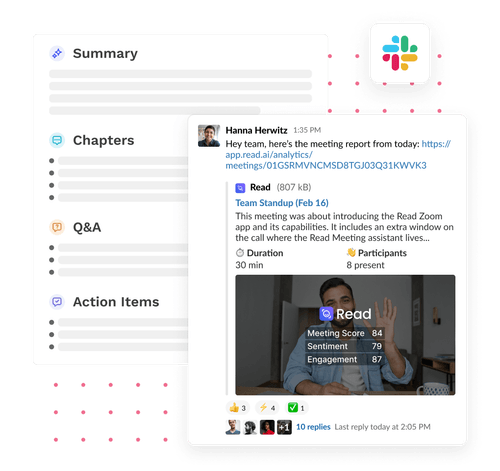 Slack Summaries and Meeting Reports | Read