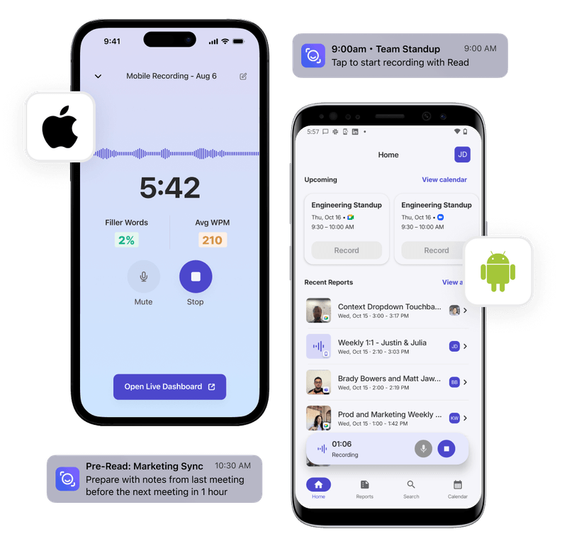 Virtual Assistant for Meetings, Meeting Timer, Talk Time, Notes | Read