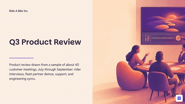 Quarterly Business Review Deck