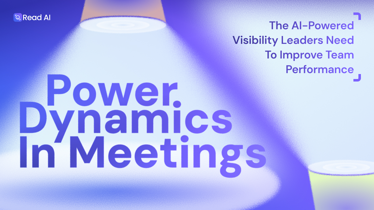 Собственное исследование Read AI и доктора наук Ребекки Хайндс показало, что искусственный интеллект — это троянский конь, перераспределяющий власть и усиливающий голоса групп, о которых часто говорят и которые недооценивают.
