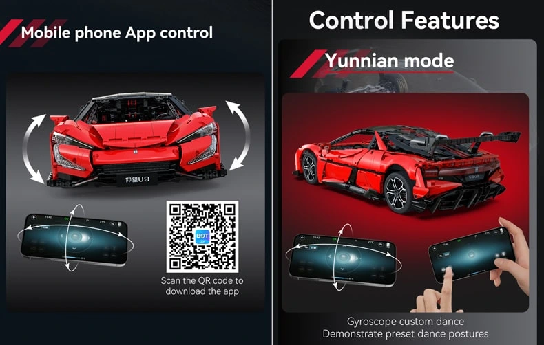 CaDA C64011W model with phone app that allows car to perform various moves that look like dancing