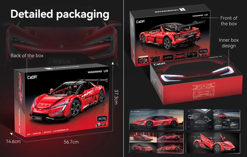CaDA C64011W YangWang U9 set packaging
