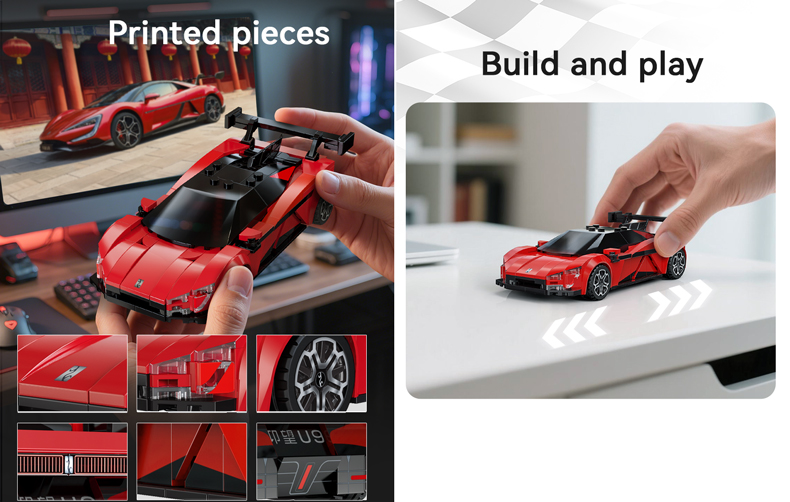 CaDA C55045W YangWang U9 with printed parts