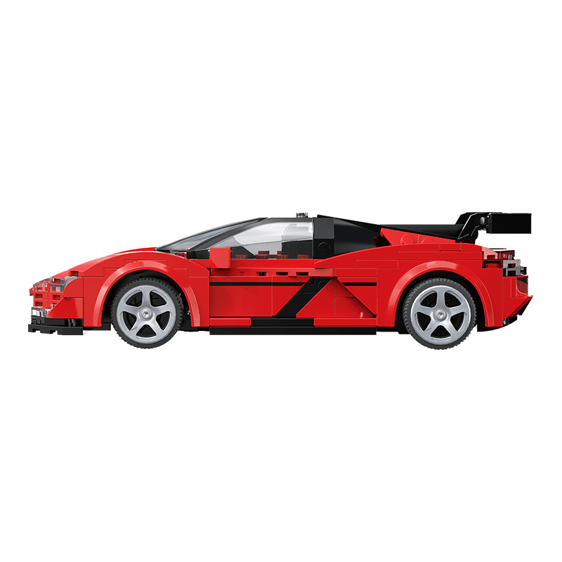 CaDA red color hypercar model
