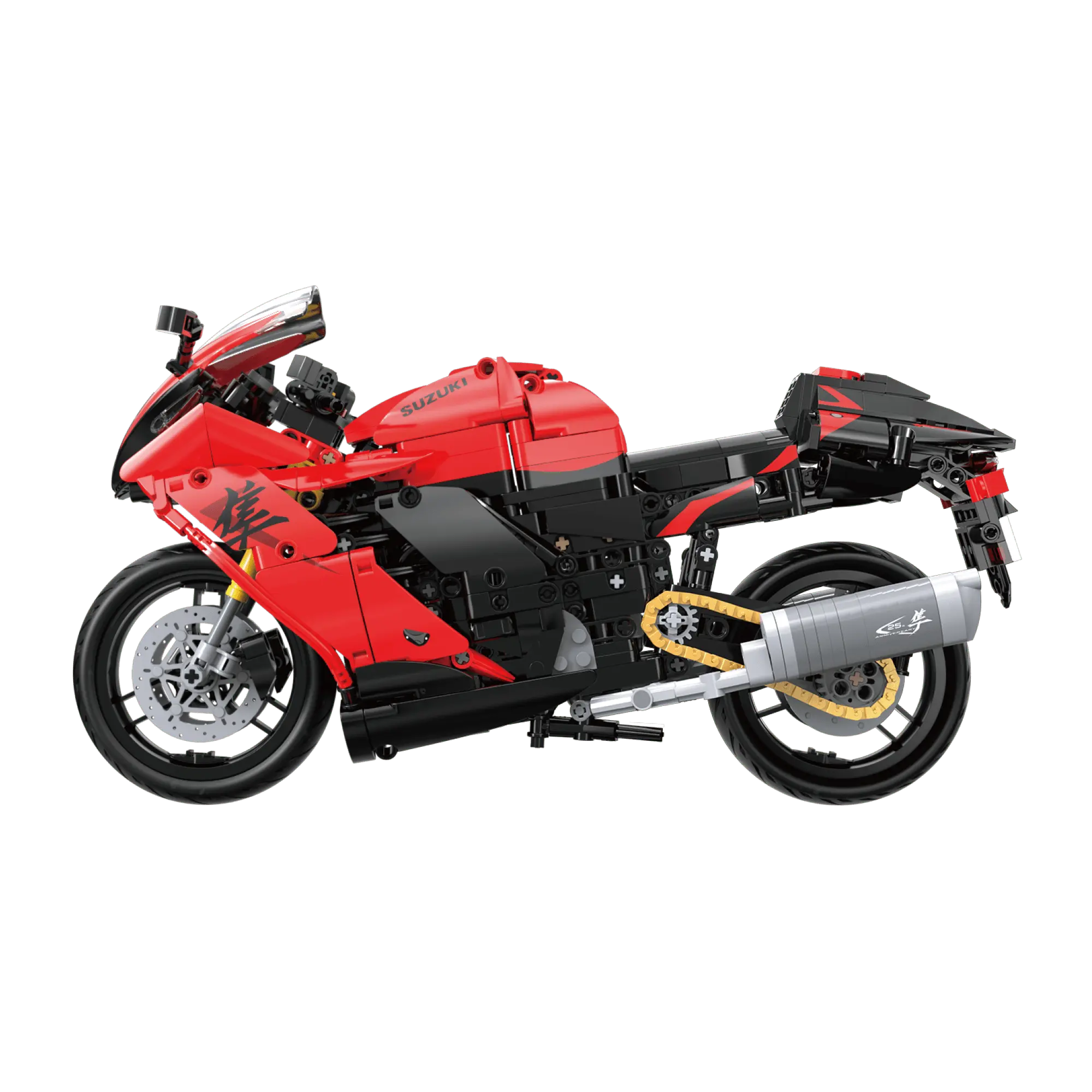CaDA C64051W Suzuki Hayabusa model in red