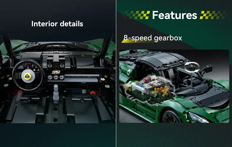 CaDA C61511W interior detaiing and features