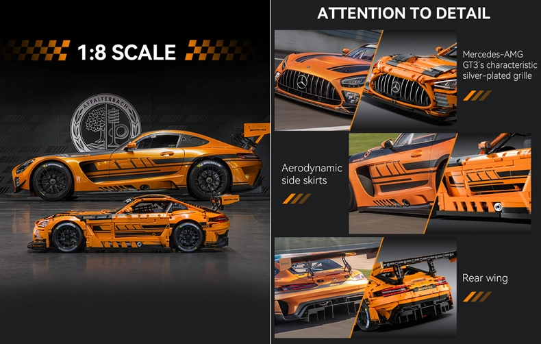AMG GT3 model exterior details
