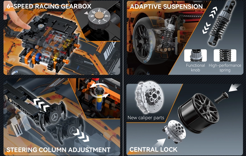 CaDA C64008W AMG GT3 new parts