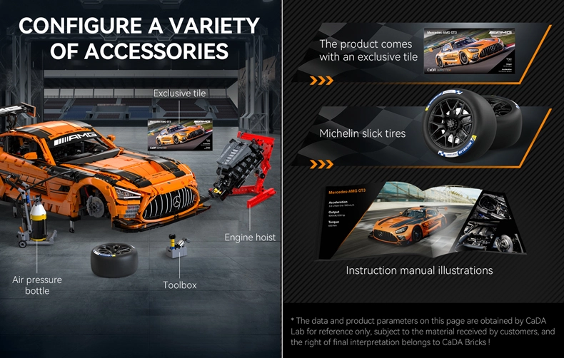 CaDA AMG GT3 Michelin slick tires