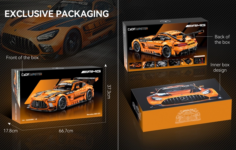 CaDA Master C64008W AMG GT3 packaging