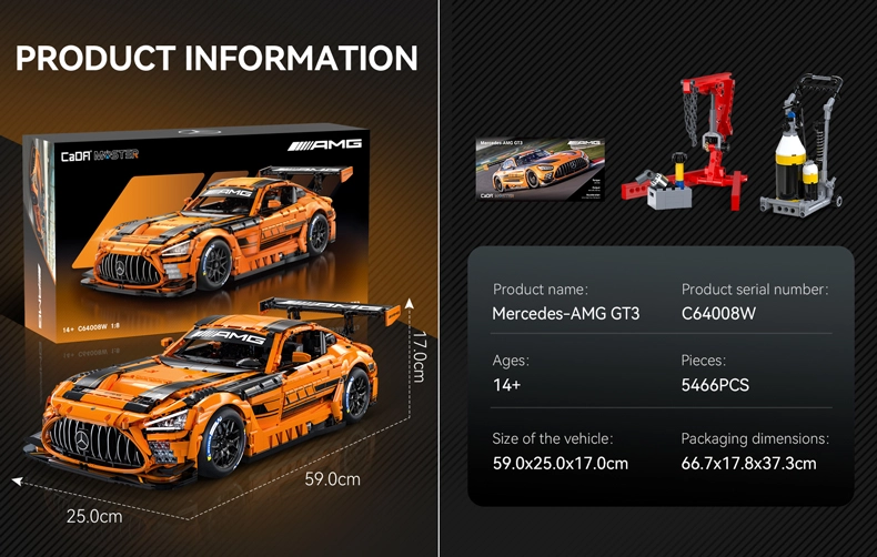 CaDA AMG GT3 specs