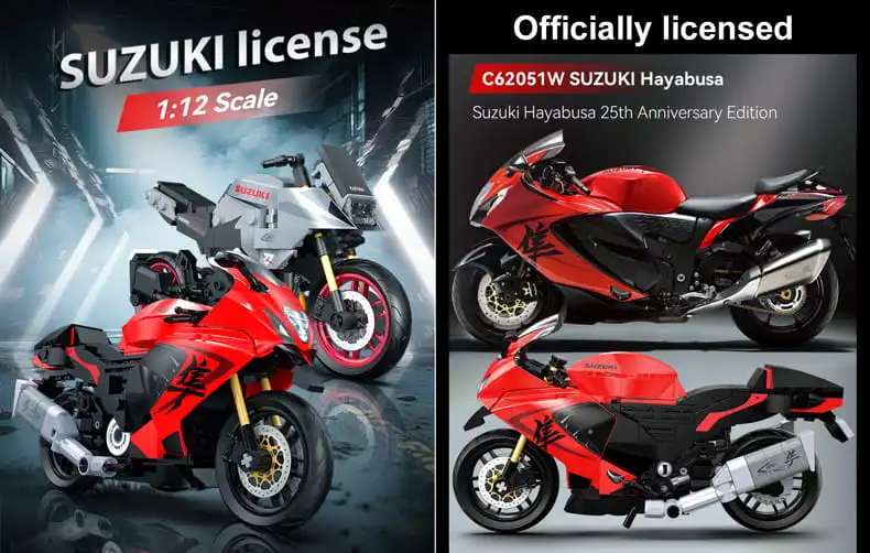 CaDA 1/12 scale Suzuki Hayabusa model