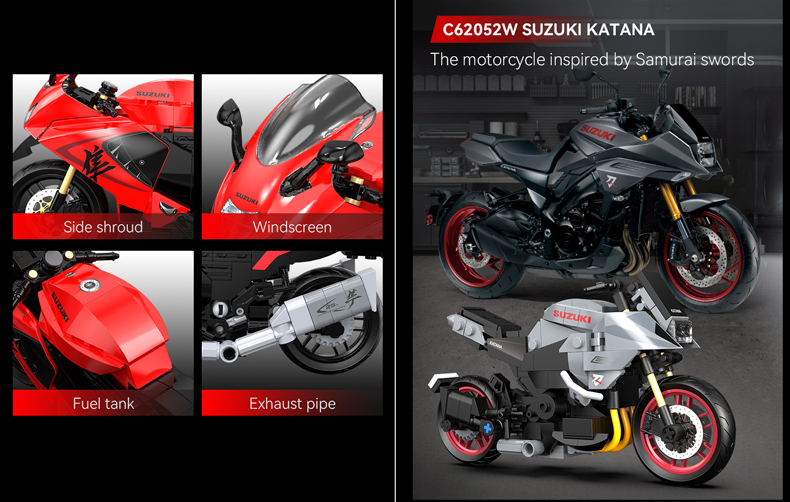 CaDA Suzuki mini motorcycles