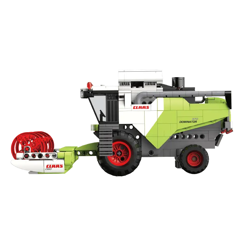 Building blocks Claas harvester Dominator 370 in mini version