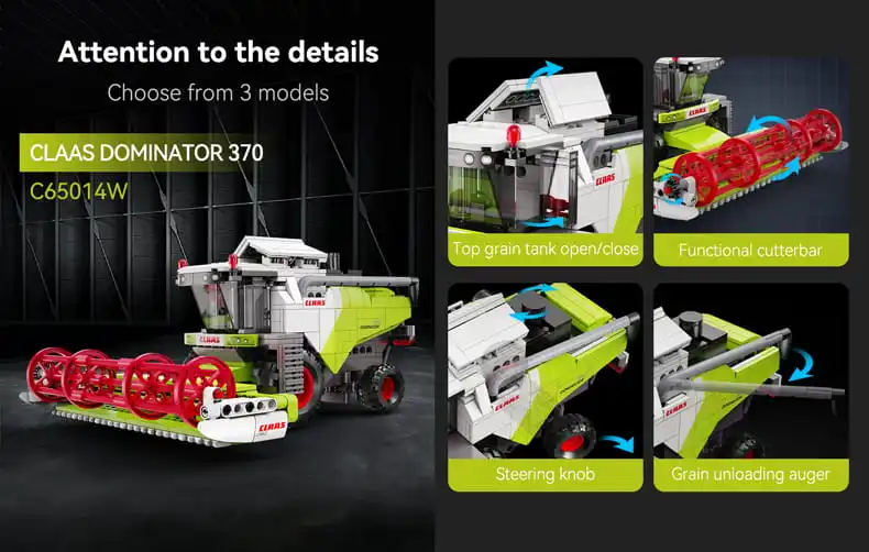 cada c65014w claas mini harvester details