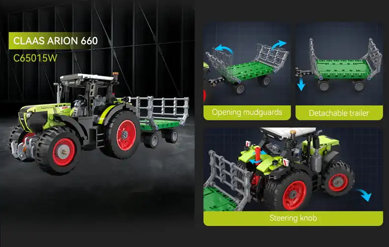 Claas mini toy tractor arion 660