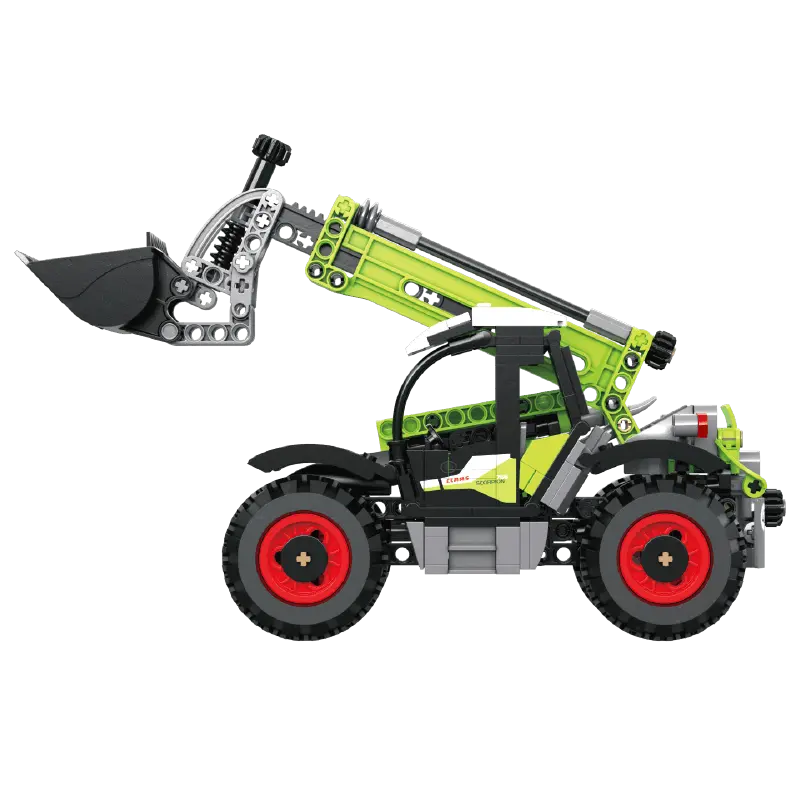 cada bricks claas telehandler in mini size scoprion 756