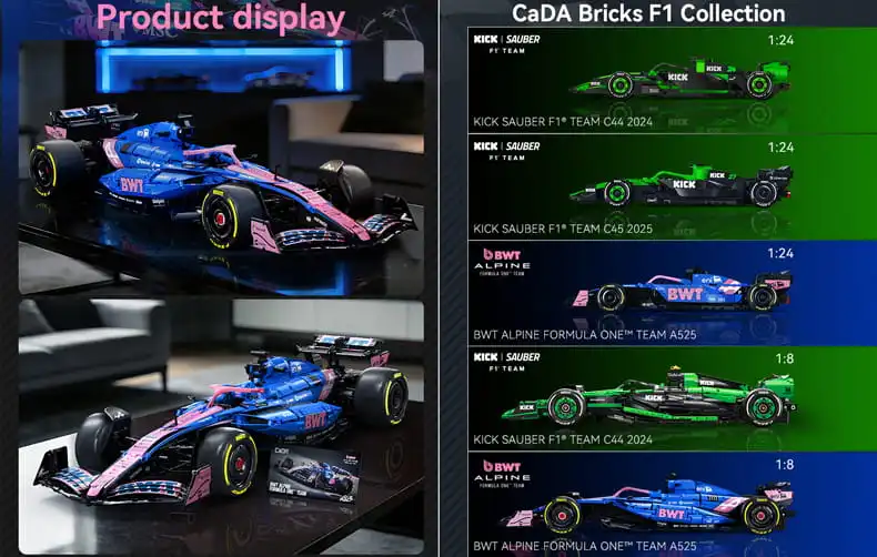 CaDA F1 cars
