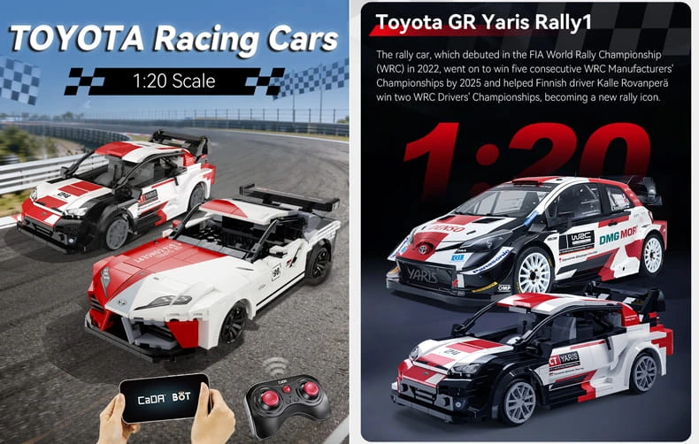 CaDA Toyota racing cars