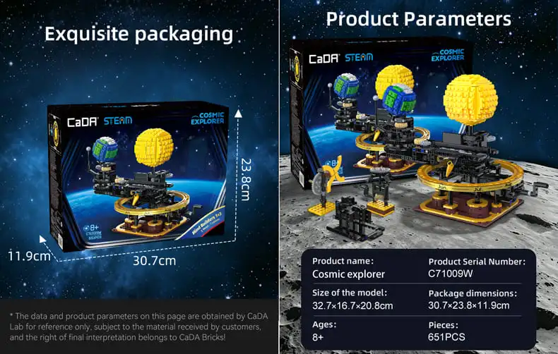 CaDA C71009W set specifications