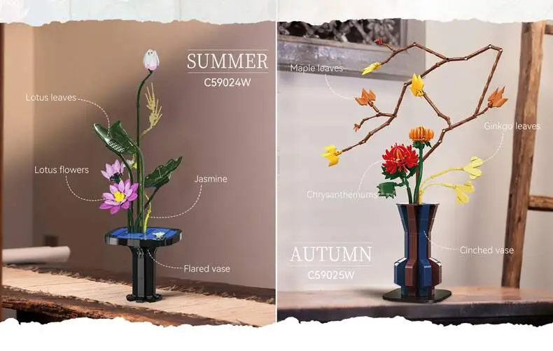 cada artizan flower sets