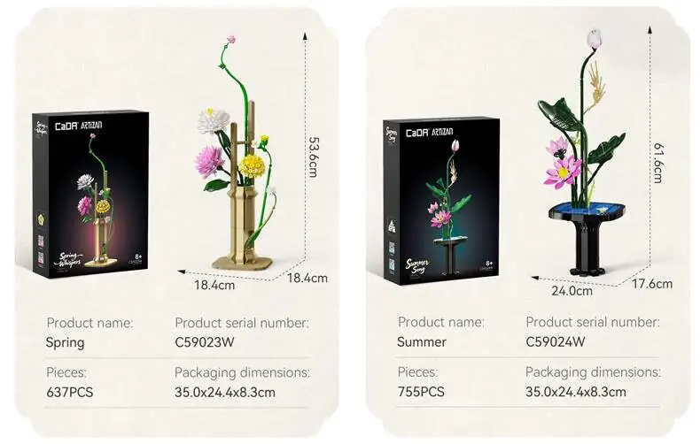 CaDA Artizan flower spring and summer