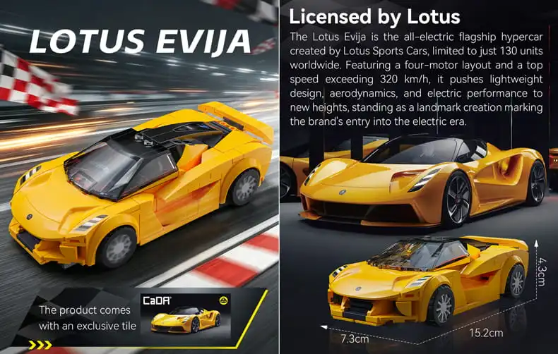 CaDA Bricks Lotus Evija