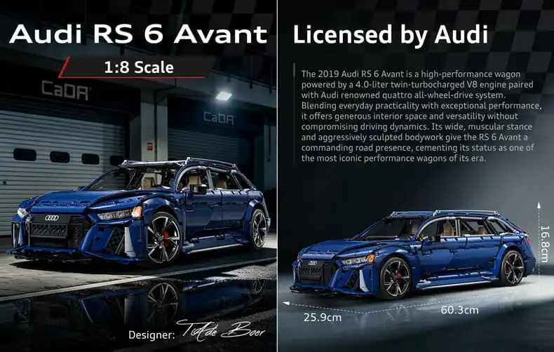 CaDA Audi RS6 model