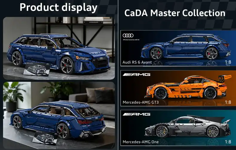 CaDA Master 1/8 scale collection