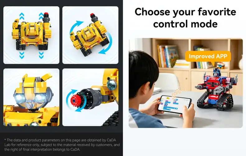 cada robot features