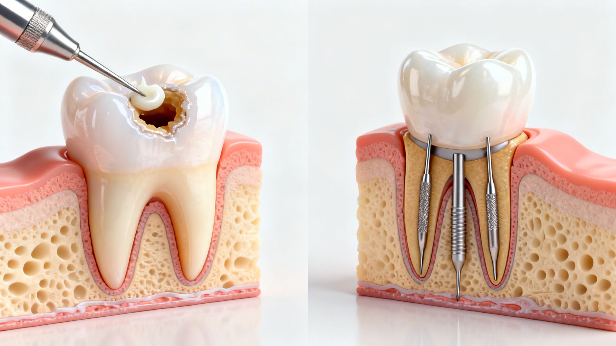 Dentist in Austin, TX: Root Canal vs. Filling
