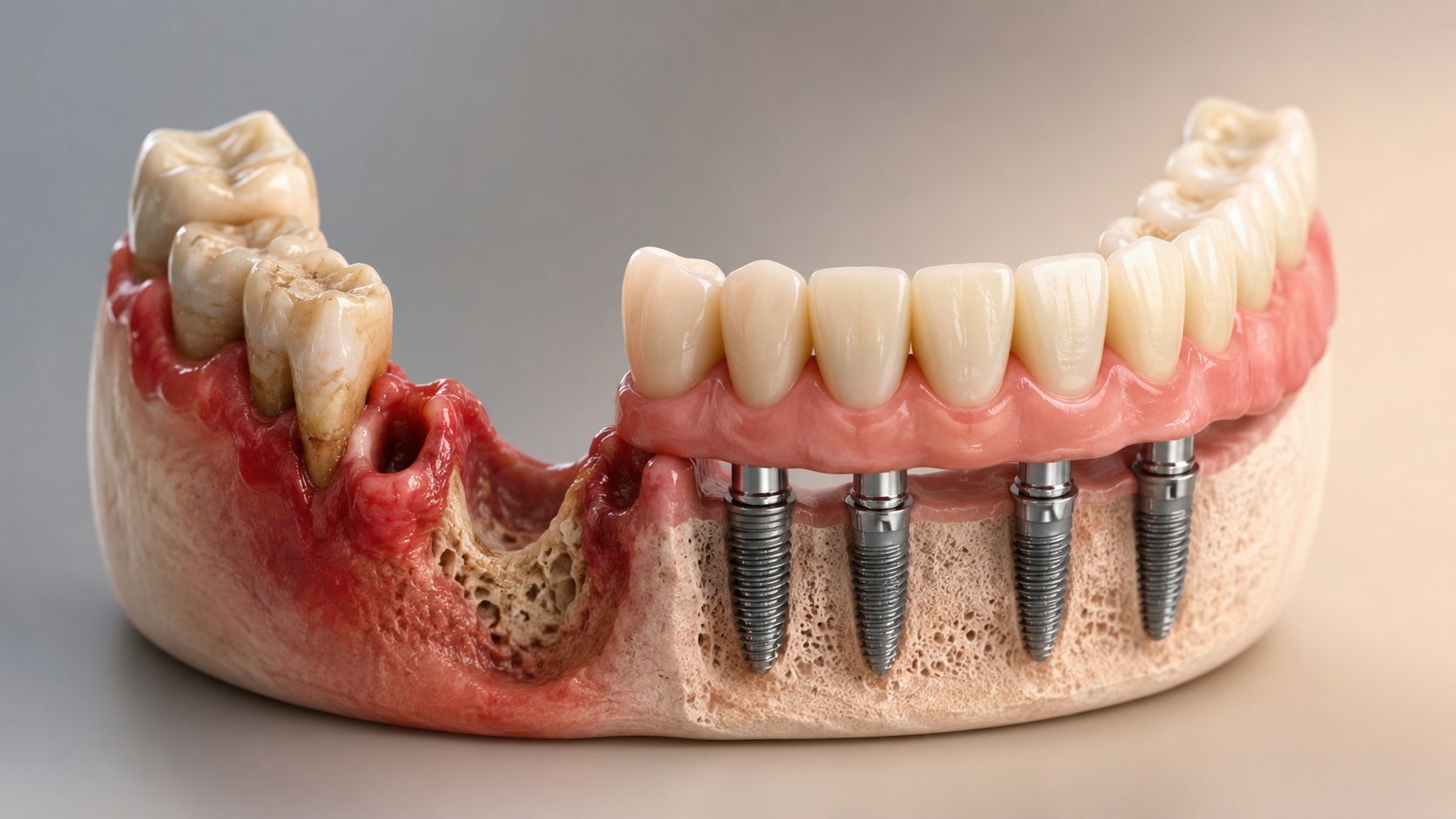 All on 4 Dental Implants Gum Disease