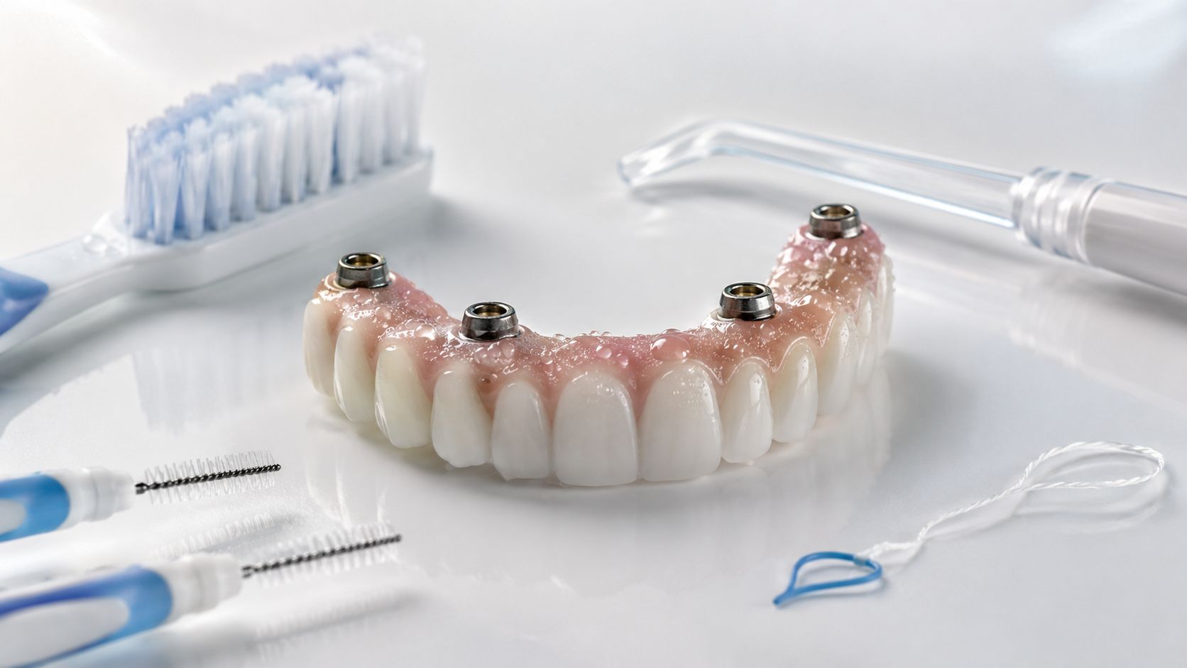 How to Clean All on 4 Dental Implants
