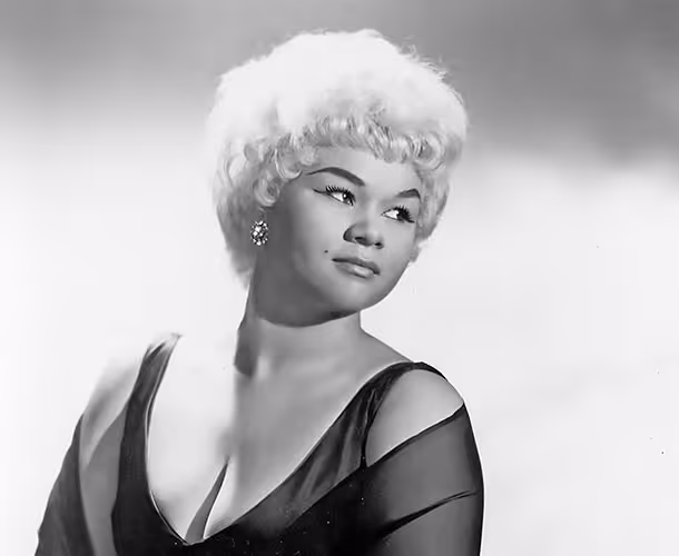 Promotional photo of Etta James, 1960.