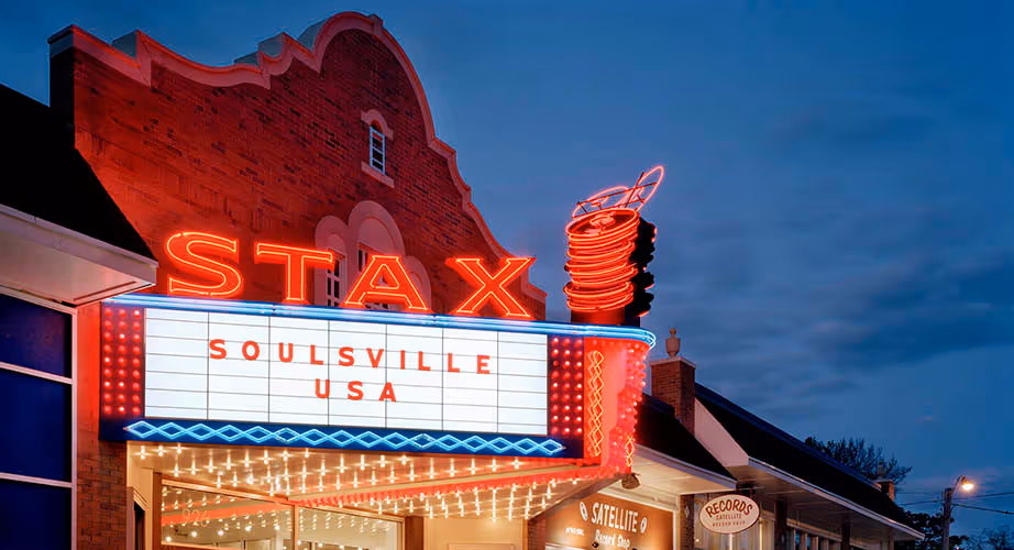 The Stax Records Building in Memphis, Tennessee.