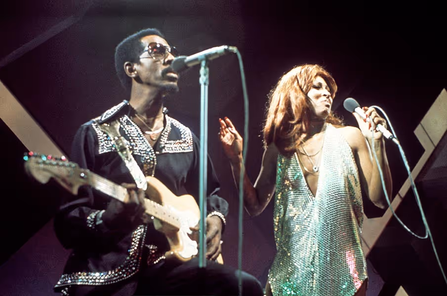 Ike and Tina onstage cira 1972.