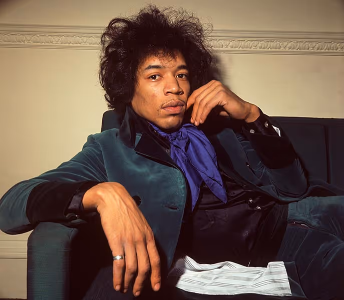 Jimi Hendrix circa 1967