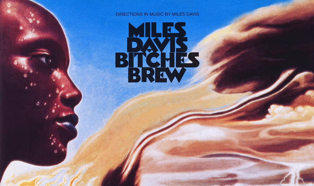 Album cover for Mile Davis's Bitches Brew.