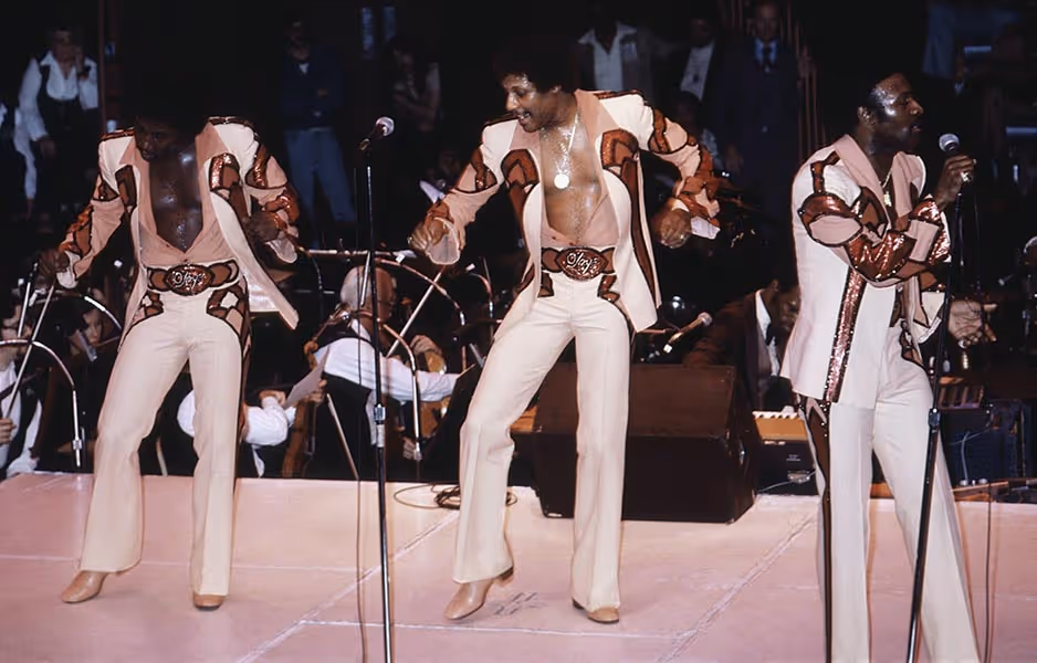 The O'Jays, 1979, Millrun Playhouse Theater in the Round, Niles, Illinois.