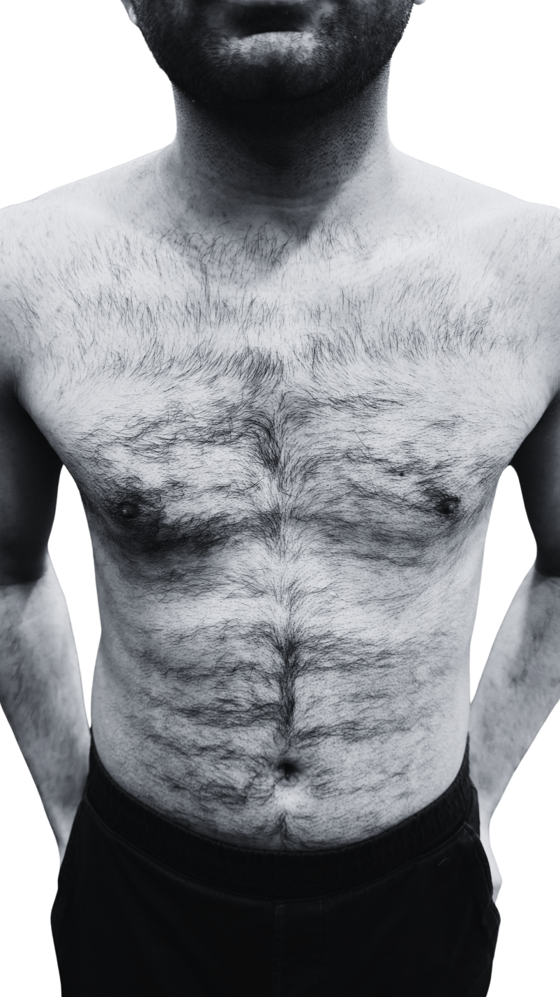 Patchy skin back arms legs 