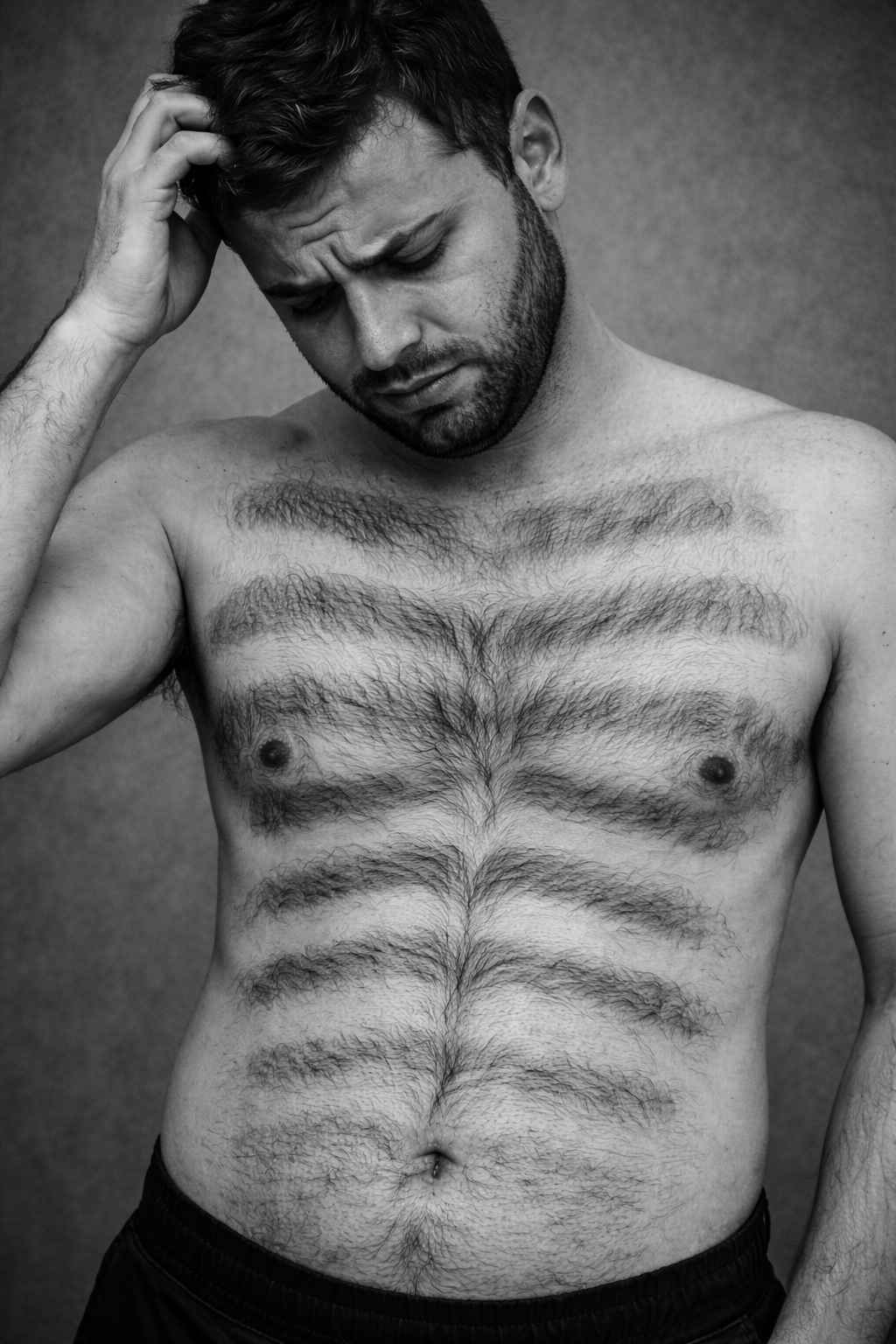 Patchy skin back arms legs